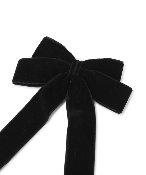 VIS（ビス）の「ベロアリボンヘアカフ（ヘアピン・レディース・ブラック・FREE）」の5枚目の写真