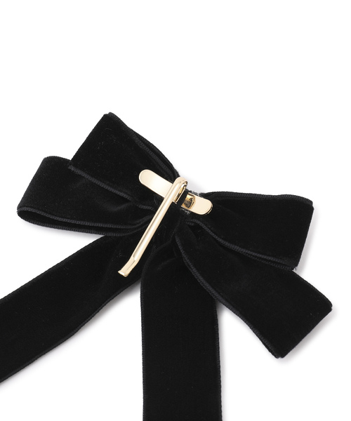 VIS（ビス）の「ベロアリボンヘアカフ（ヘアピン・レディース・ブラック・FREE）」の7枚目の写真