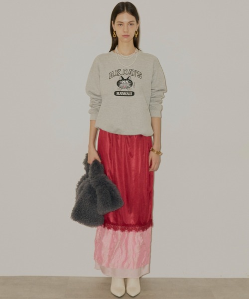 yae(ヤエ)の「Layerd color petticoat / レイヤードカラーペチコート(スカート・レディース・ライトグリーン/フューシャピンク/レッド/ゴールド・FREE)」の17枚目の写真