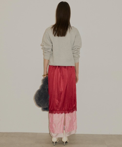 yae(ヤエ)の「Layerd color petticoat / レイヤードカラーペチコート(スカート・レディース・ライトグリーン/フューシャピンク/レッド/ゴールド・FREE)」の19枚目の写真