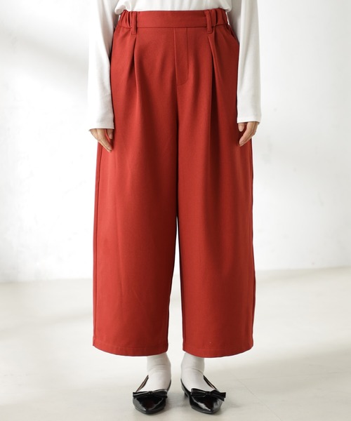 FOUND GOOD（ファウンドグッド）の「ラクラックワイドCパンツ（その他パンツ・レディース・ベージュ/グリーン系8/オレンジ系6/アイボリー/ブラック・L/M/S）」の5枚目の写真