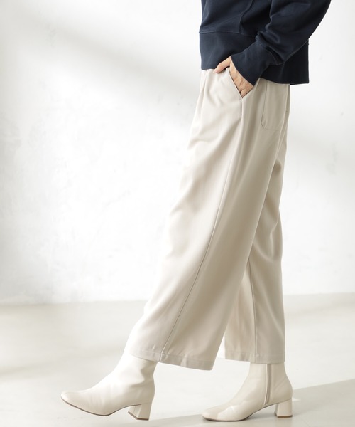 FOUND GOOD（ファウンドグッド）の「ラクラックワイドCパンツ（その他パンツ・レディース・ベージュ/グリーン系8/オレンジ系6/アイボリー/ブラック・L/M/S）」の15枚目の写真