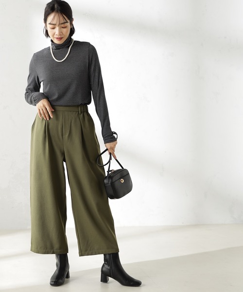 FOUND GOOD（ファウンドグッド）の「ラクラックワイドCパンツ（その他パンツ・レディース・ベージュ/グリーン系8/オレンジ系6/アイボリー/ブラック・L/M/S）」の18枚目の写真