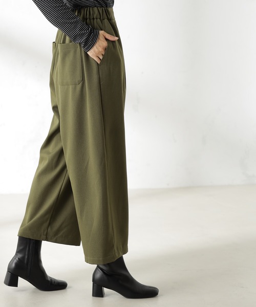 FOUND GOOD（ファウンドグッド）の「ラクラックワイドCパンツ（その他パンツ・レディース・ベージュ/グリーン系8/オレンジ系6/アイボリー/ブラック・L/M/S）」の19枚目の写真