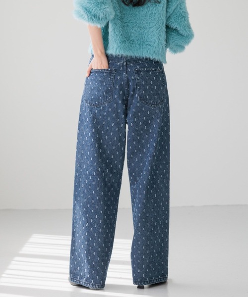 LOWRYS FARM(ローリーズファーム)の「アナアキデニムパンツ 241956(デニムパンツ・レディース・ブラック/ブルー・MEDIUM/SMALL/LARGE)」の17枚目の写真