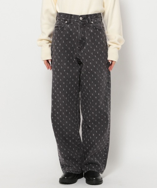LOWRYS FARM(ローリーズファーム)の「アナアキデニムパンツ 241956(デニムパンツ・レディース・ブラック/ブルー・MEDIUM/SMALL/LARGE)」の18枚目の写真