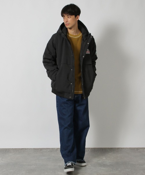 LAKOLE(ラコレ)の「ワッフル裏起毛ステッチT / 148835(Tシャツ/カットソー・メンズ・ホワイト/マスタード/ブラック・LARGE/MEDIUM)」の5枚目の写真