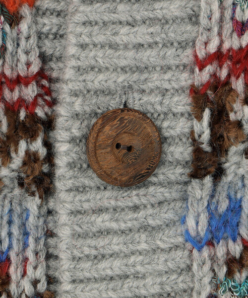 Coohem(コーヘン)の「COOHEM | フェアアイル ニットカーディガン WOMEN(カーディガン/ボレロ・レディース・グレー系その他/ブルー系その他5・F)」の8枚目の写真