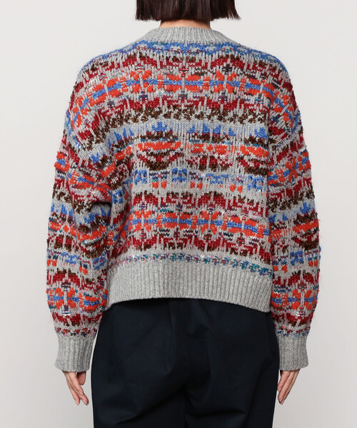 Coohem(コーヘン)の「COOHEM | フェアアイル ニットカーディガン WOMEN(カーディガン/ボレロ・レディース・グレー系その他/ブルー系その他5・F)」の11枚目の写真