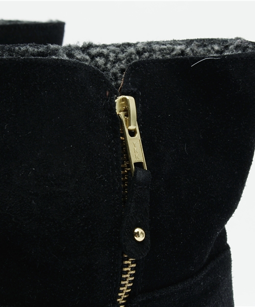 OUTLET（アウトレット）の「【CIAOPANIC TYPY】ボアZIPショートブーツ（ブーツ・レディース・ブラック/ベージュ・36/38/37）」の7枚目の写真