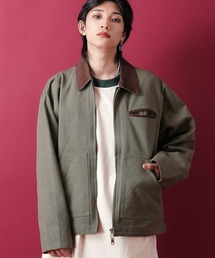 a.p.o.v. コーデュロイ襟ダックワークジャケット 
