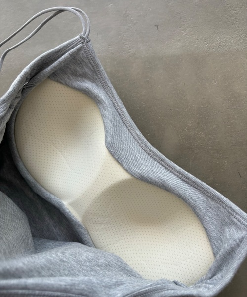 SHAGGIE（シャギー）の「ダブルストラップサイドギャザーインナーキャミソール（キャミソール・レディース・レッド/ホワイト/グレー/ブラック・FREE）」の10枚目の写真