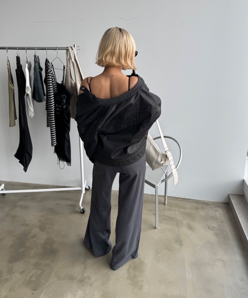 SHAGGIE（シャギー）の「ダブルストラップサイドギャザーインナーキャミソール（キャミソール・レディース・レッド/ホワイト/グレー/ブラック・FREE）」の17枚目の写真