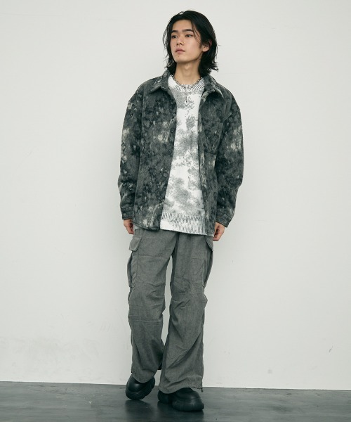 Shoowtime(ショウタイム)の「all over printed crew knit sweater / オールオーバープリンテッドクルーニットセーター(ニット/セーター・メンズ・ホワイト/ブラック/グレー・MEDIUM/X-LARGE/LARGE)」の18枚目の写真