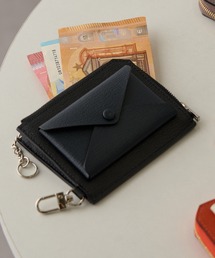 L'arcobaleno（ラルコバレーノ）の「【L'arcobaleno】＜別注＞ラルコバレーノ バイカラーL字ファスナーウォレット スマートカード＆キーケースストラップ付き 財布（財布・メンズ）」