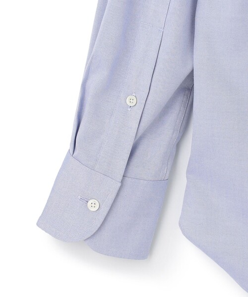 J.PRESS（ジェイプレス）の「【定番】【PREMIUM PLEATS / 形態安定】ピンオックス ドレスシャツ / B.D.（シャツ/ブラウス・メンズ・ホワイト系/ダルブルー系・首回り37cm-裄丈82cm/首回り43cm-裄丈86cm/首回り42cm-裄丈86cm/首回り41cm-裄丈85cm/首回り40cm-裄丈85cm/首回り39cm-裄丈84cm/首回り38cm-裄丈84cm）」の4枚目の写真