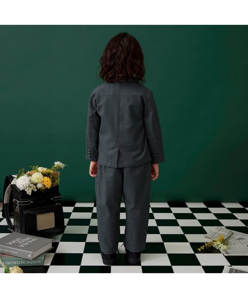 BREEZE(ブリーズ)の「【セットアップ可】フォーマルジャケット(スーツジャケット・キッズ・ネイビー/グレー・130/120/110/100/90)」の4枚目の写真
