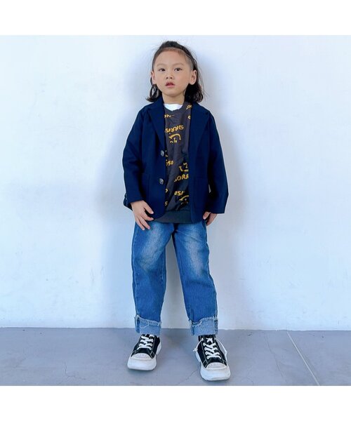 BREEZE(ブリーズ)の「【セットアップ可】フォーマルジャケット(スーツジャケット・キッズ・ネイビー/グレー・130/120/110/100/90)」の10枚目の写真