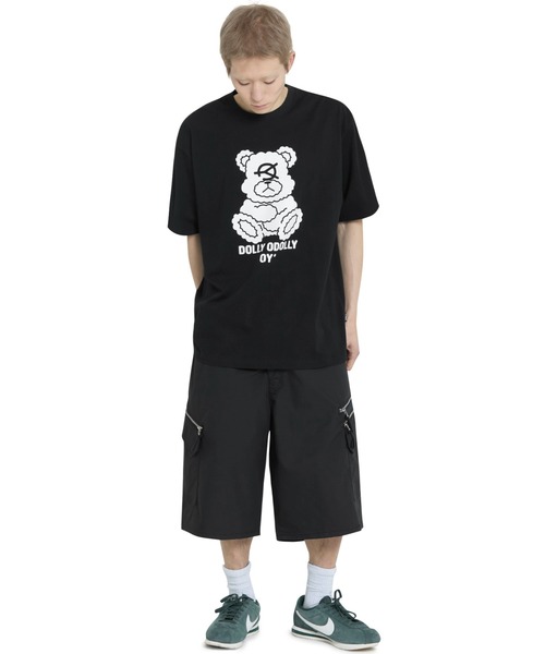 OY オーワイ LOGO DOLLY TEE ロゴドリー半袖Tシャツ ブラック OY/オーワイ』DOT DOLLY CROPPED TEE/ドットドリークロップ半袖T