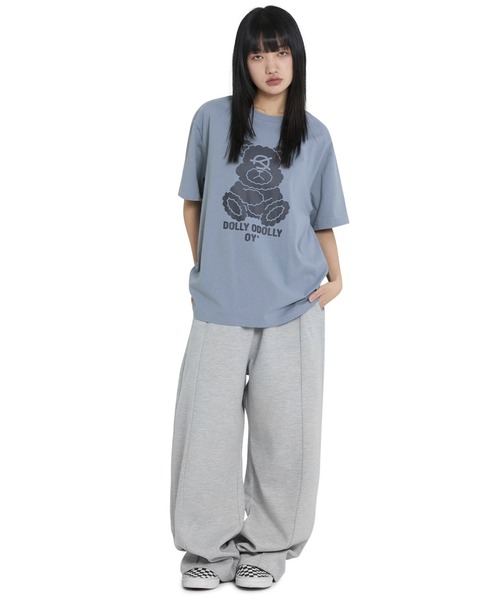 OY(オーワイ)の「『OY/オーワイ』 LOGO DOLLY TEE/ロゴドリー半袖Tシャツ(Tシャツ/カットソー・レディース・A/ホワイト/ブラック・M/XL)」の16枚目の写真