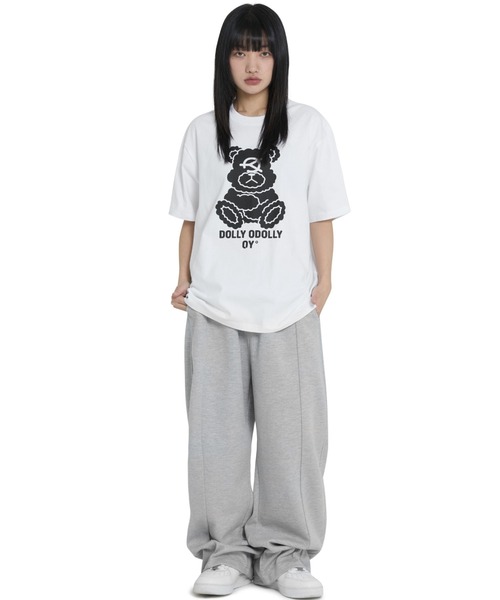 ★OY★LOGO DOLLY TEE - WHITE★正規品/韓国直送料込/人気 OY/オーワイ』 LOGO DOLLY TEE/ロゴドリー半袖Tシャツ OY│A'GEM