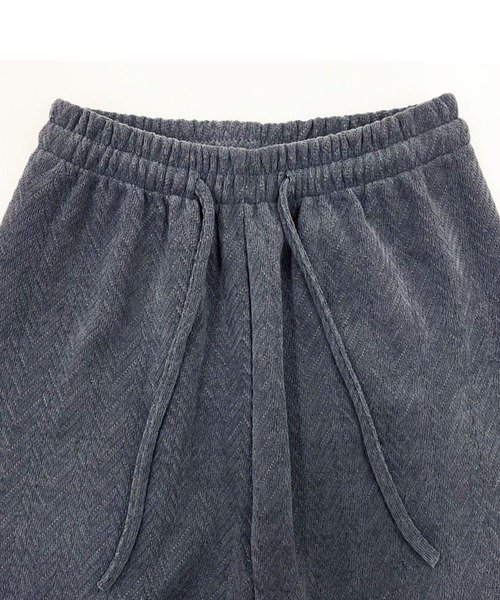 DAY CLOSET（デイ クローゼット）の「【大きいサイズ有/裏起毛】冬もぽかぽか。ヘリンボーン柄コーデュロイワイドイージーパンツ レディース（その他パンツ・レディース・ブルー/グレー/ブラック/アイボリー/ピンク/ブラウン・L/M/S/XL）」の21枚目の写真