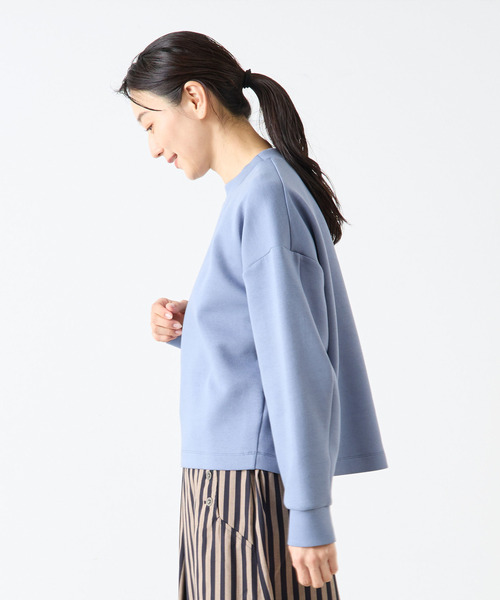 LOGEMENT DE CLAIRE(ロジュモンドクレール)の「クルーネックプルオーバー(Tシャツ/カットソー・レディース・ブルー/ライトグレー/ブラック・FREE)」の19枚目の写真