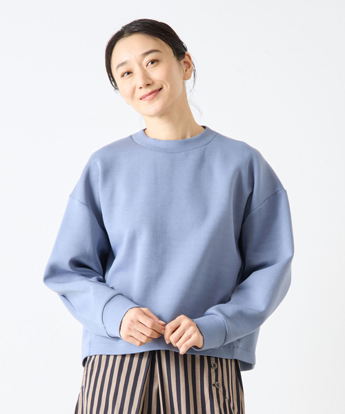LOGEMENT DE CLAIRE(ロジュモンドクレール)の「クルーネックプルオーバー(Tシャツ/カットソー・レディース・ブルー/ライトグレー/ブラック・FREE)」の16枚目の写真
