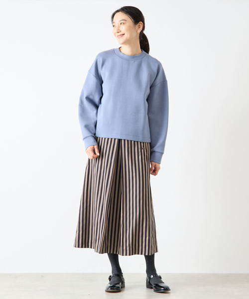 LOGEMENT DE CLAIRE(ロジュモンドクレール)の「クルーネックプルオーバー(Tシャツ/カットソー・レディース・ブルー/ライトグレー/ブラック・FREE)」の15枚目の写真