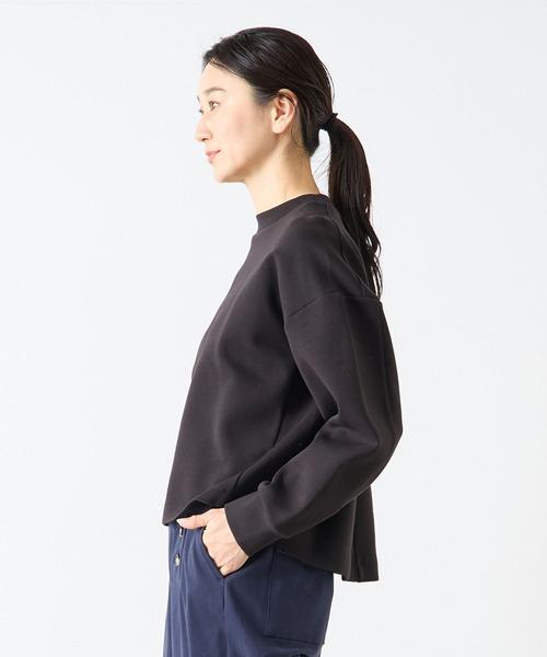LOGEMENT DE CLAIRE(ロジュモンドクレール)の「クルーネックプルオーバー(Tシャツ/カットソー・レディース・ブルー/ライトグレー/ブラック・FREE)」の11枚目の写真