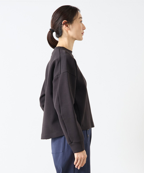 LOGEMENT DE CLAIRE(ロジュモンドクレール)の「クルーネックプルオーバー(Tシャツ/カットソー・レディース・ブルー/ライトグレー/ブラック・FREE)」の9枚目の写真