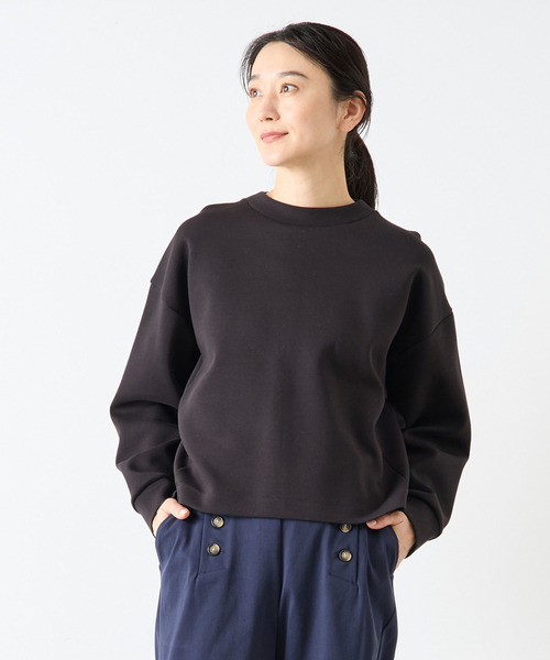LOGEMENT DE CLAIRE(ロジュモンドクレール)の「クルーネックプルオーバー(Tシャツ/カットソー・レディース・ブルー/ライトグレー/ブラック・FREE)」の8枚目の写真