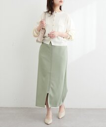 osono×ako Wジップカットポンチナロースカート