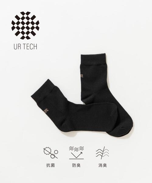 URBAN RESEARCH（アーバンリサーチ）の「『UR TECH』バックロゴソックス（ソックス/靴下・レディース・ホワイト/グレー系その他/ブラック・22/24）」の3枚目の写真