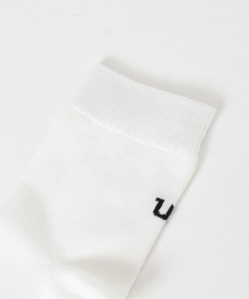 URBAN RESEARCH（アーバンリサーチ）の「『UR TECH』バックロゴソックス（ソックス/靴下・レディース・ホワイト/グレー系その他/ブラック・22/24）」の5枚目の写真