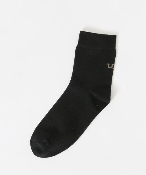 URBAN RESEARCH（アーバンリサーチ）の「『UR TECH』バックロゴソックス（ソックス/靴下・レディース・ホワイト/グレー系その他/ブラック・22/24）」の9枚目の写真