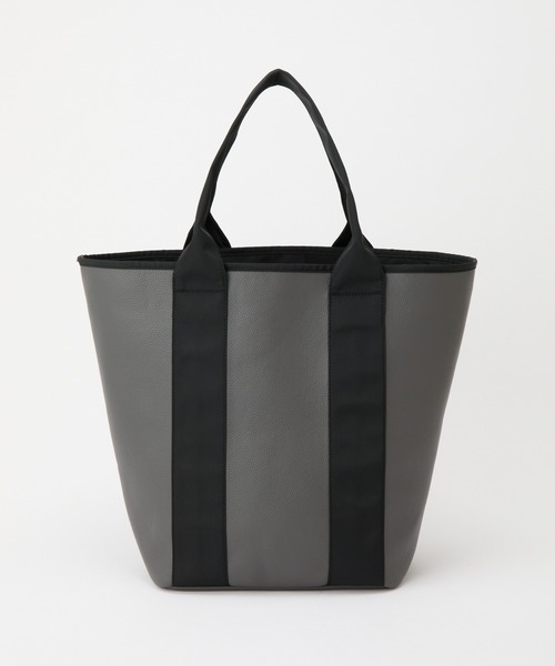 COLONY 2139(コロニートゥーワンスリーナイン)の「シンプルラージトートバッグ(トートバッグ・メンズ・ブラック/グレー・FREE)」の20枚目の写真