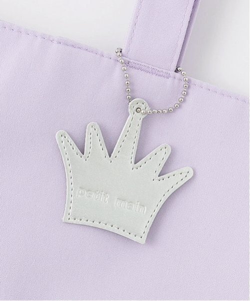 petit main（プティマイン）の「刺しゅうレッスンバッグ（トートバッグ・キッズ・ネイビー/ラベンダー・F）」の8枚目の写真