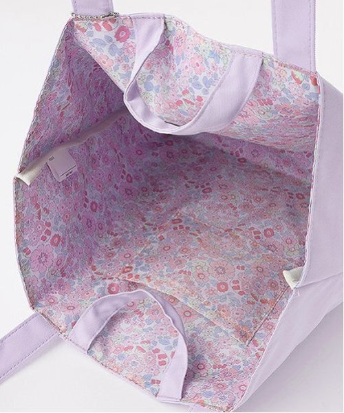 petit main（プティマイン）の「刺しゅうレッスンバッグ（トートバッグ・キッズ・ネイビー/ラベンダー・F）」の12枚目の写真