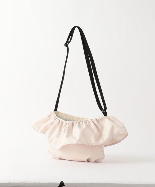 green label relaxing（グリーンレーベルリラクシング）の「フリル 巾着 ポシェット（ショルダーバッグ・キッズ・ブラック/ライラック/ナチュラル・FREE）」の20枚目の写真