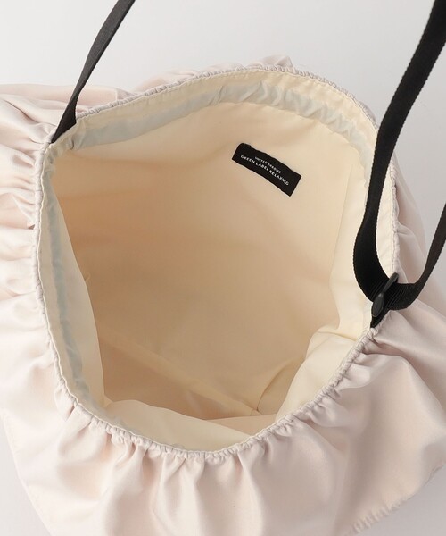 green label relaxing（グリーンレーベルリラクシング）の「フリル 巾着 ポシェット（ショルダーバッグ・キッズ・ブラック/ライラック/ナチュラル・FREE）」の22枚目の写真