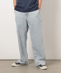 Purple&Yellow | ホワイトブリーチヒッコリーペインターパンツ(その他パンツ)