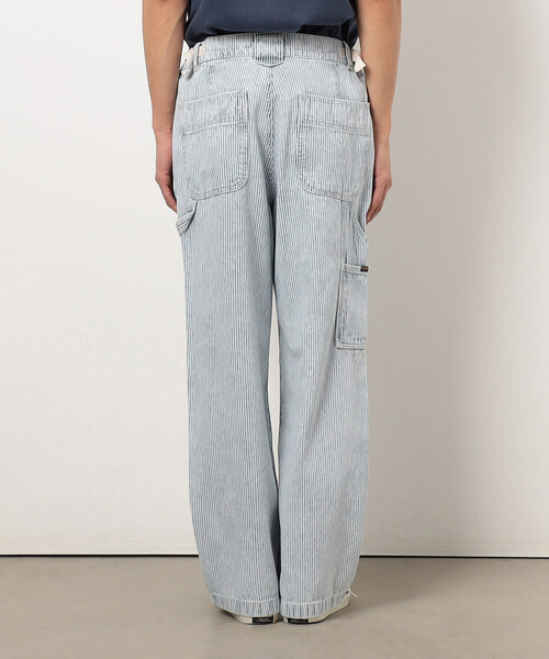 Purple&Yellow（パープルアンドイエロー）の「ホワイトブリーチヒッコリーペインターパンツ（その他パンツ・メンズ・ネイビー・X-SMALL/SMALL/MEDIUM/LARGE）」の16枚目の写真