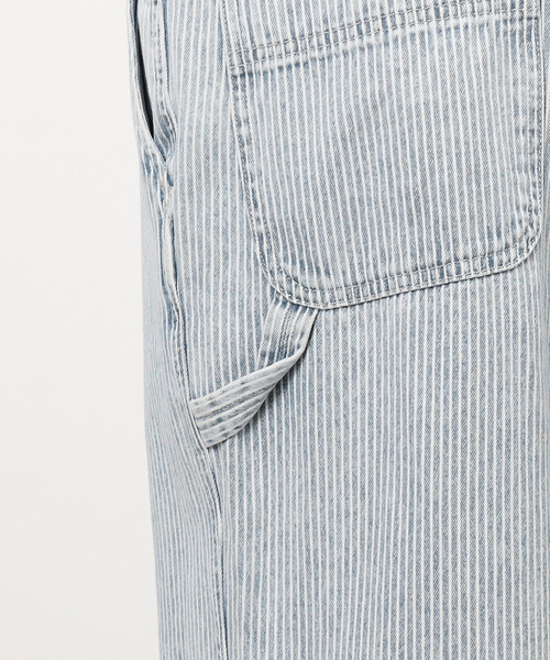 Purple&Yellow（パープルアンドイエロー）の「ホワイトブリーチヒッコリーペインターパンツ（その他パンツ・メンズ・ネイビー・X-SMALL/SMALL/MEDIUM/LARGE）」の22枚目の写真