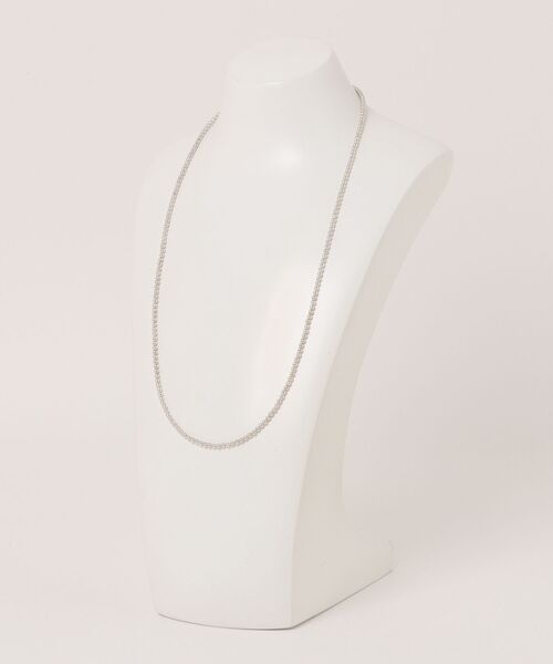 Harpo（アルポ）の「【Harpo/アルポ】シルバー ネックレス ナバホパール ビーズ3mm/全長25㎝（ネックレス・レディース・シルバー・FREE）」の2枚目の写真