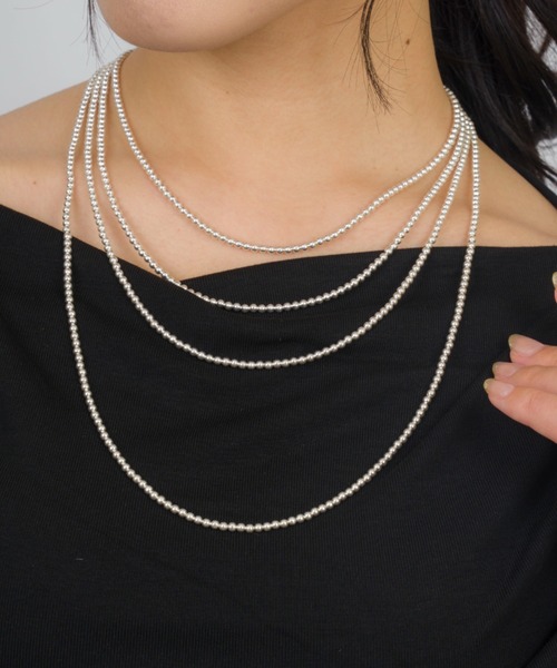 Harpo（アルポ）の「【Harpo/アルポ】シルバー ネックレス ナバホパール ビーズ3mm/全長25㎝（ネックレス・レディース・シルバー・FREE）」の12枚目の写真