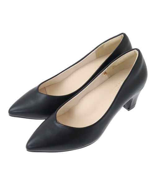 Green　Parks（グリーンパークス）の「ETS.クッションパンプス（パンプス・レディース・ブラック/アイボリー・S/L/M/XS/XL）」の4枚目の写真