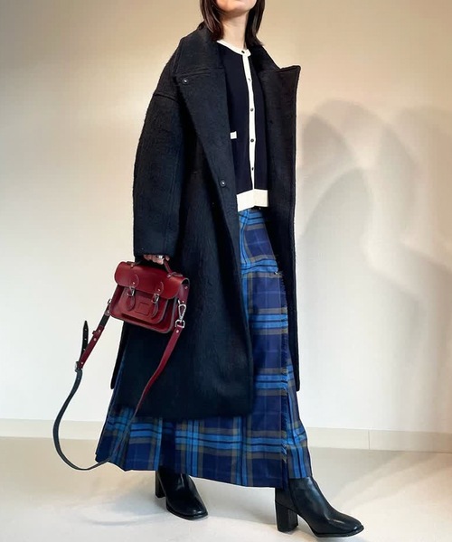 aquagarage（アクアガレージ）の「バイカラーカーディガン（カーディガン/ボレロ・レディース・ネイビー/ベージュ/ブラック・M/L）」の20枚目の写真