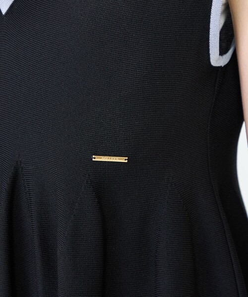 NOLLEY’S（ノーリーズ）の「《手洗い可能》2WAYノースリーブニットワンピース（ワンピース・レディース・ブラック/ネイビー/ブラック系その他3・38）」の12枚目の写真