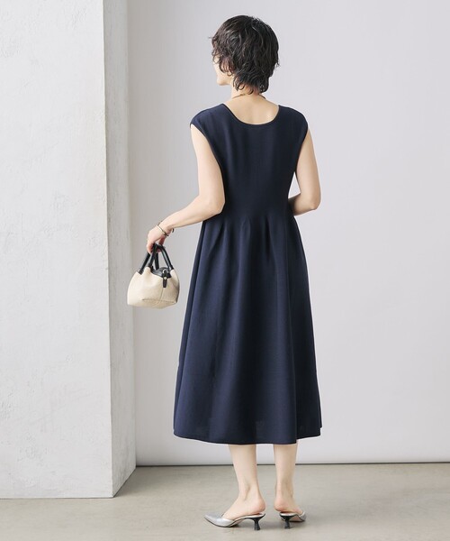 NOLLEY’S（ノーリーズ）の「《手洗い可能》2WAYノースリーブニットワンピース（ワンピース・レディース・ブラック/ネイビー/ブラック系その他3・38）」の15枚目の写真